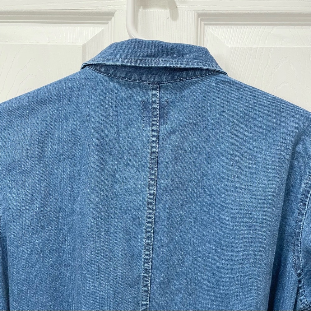 GAP Tie Waist Denim Dress - Picture 8 of 16